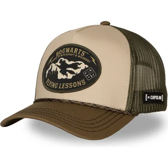 Cappellino trucker verde HP4 FLY2B Harry Potter di Capslab