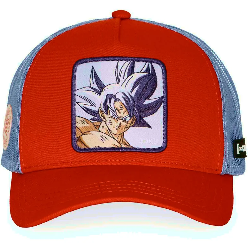cappellino-trucker-arancione-son-goku-ultra-instinct-dbs8-ultb-dragon-ball-di-capslab