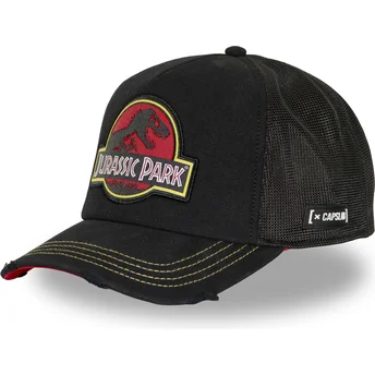 Cappellino trucker nero JUR1 LOGB Jurassic Park di Capslab