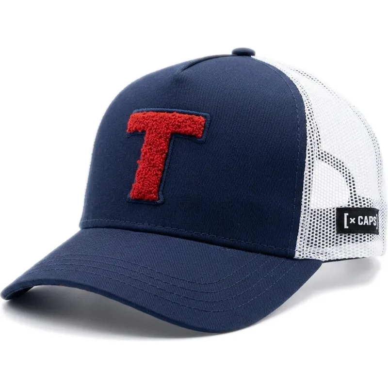 cappellino-trucker-blu-marino-oliver-atom-oet1-lan2b-campeones-oliver-y-benji-di-capslab