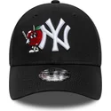 cappellino-curvo-nero-regolabile-per-bambino-9forty-icon-dei-new-york-yankees-mlb-di-new-era
