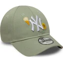 cappellino-curvo-verde-regolabile-per-bambino-9forty-summer-icon-dei-new-york-yankees-mlb-di-new-era