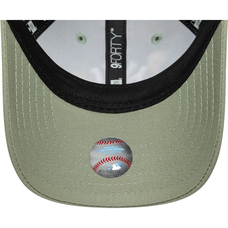cappellino-curvo-verde-regolabile-per-bambino-9forty-summer-icon-dei-new-york-yankees-mlb-di-new-era