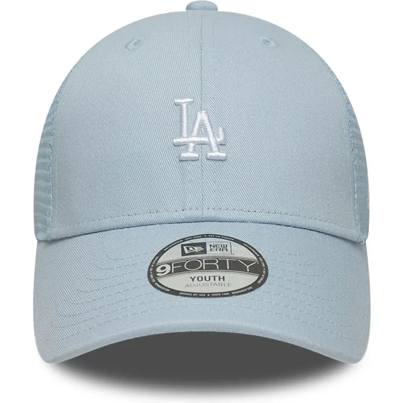 gorra-trucker-azul-ajustable-para-nino-9forty-homefield-de-los-angeles-dodgers-mlb-de-new-era