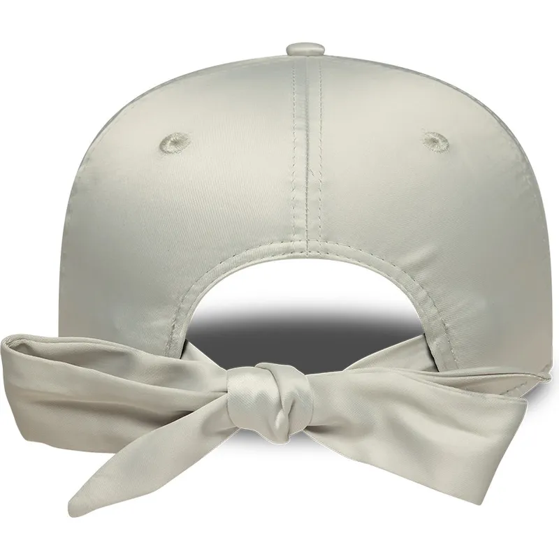 cappellino-curvo-verde-regolabile-da-donna-9forty-bow-back-satin-dei-new-york-yankees-mlb-di-new-era