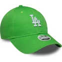 cappellino-curvo-verde-regolabile-da-donna-9twenty-league-essential-midi-dei-los-angeles-dodgers-mlb-di-new-era