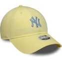 cappellino-curvo-giallo-regolabile-da-donna-9twenty-league-essential-midi-dei-new-york-yankees-mlb-di-new-era