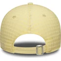 cappellino-curvo-giallo-regolabile-con-logo-giallo-da-donna-9twenty-seersucker-dei-new-york-yankees-mlb-di-new-era
