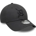 cappellino-con-visiera-curva-nero-regolabile-con-logo-nero-9forty-team-outline-di-detroit-tigers-mlb-di-new-era