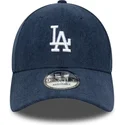 cappellino-visiera-curva-blu-marino-regolabile-9forty-soft-cord-di-los-angeles-dodgers-mlb-di-new-era