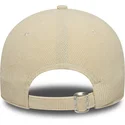 cappellino-con-visiera-curva-beige-regolabile-9forty-soft-cord-di-new-york-mets-mlb-di-new-era