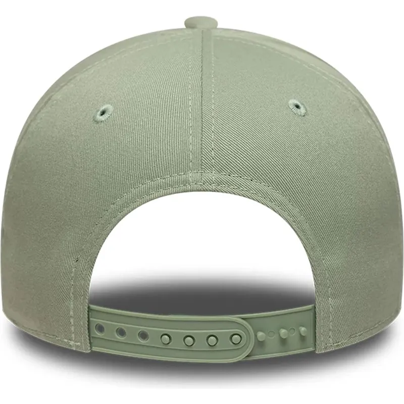 cappellino-visiera-curva-verde-snapback-e-frame-league-essential-di-new-york-yankees-mlb-di-new-era