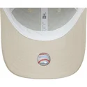 cappellino-trucker-beige-regolabile-con-logo-verde-9forty-homefield-midi-di-new-york-yankees-mlb-di-new-era
