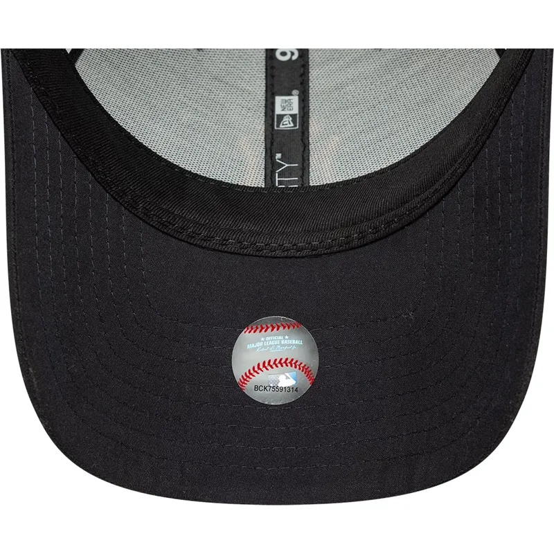 cappellino-trucker-blu-marino-regolabile-con-logo-arancione-9forty-homefield-midi-di-new-york-yankees-mlb-di-new-era