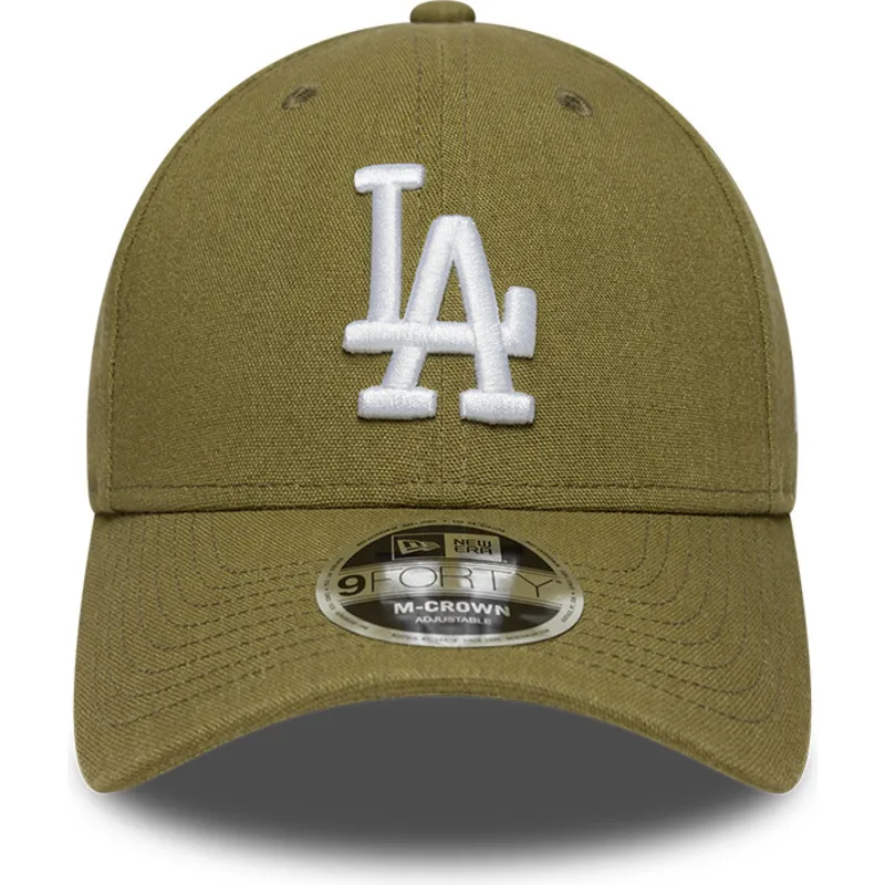 gorra-curva-verde-snapback-9forty-m-crown-linen-de-los-angeles-dodgers-mlb-de-new-era