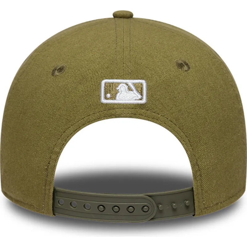 cappellino-curvo-verde-snapback-9forty-m-crown-linen-dei-los-angeles-dodgers-mlb-di-new-era