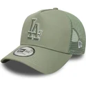 cappellino-trucker-verde-con-logo-verde-a-frame-outline-dei-los-angeles-dodgers-mlb-di-new-era
