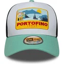 cappellino-trucker-multicolore-a-frame-location-patch-di-portofino-di-new-era