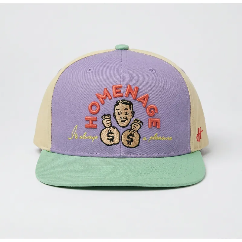 cappellino-curvo-multicolore-snapback-money-music-shapes-identity-the-snap-di-homenage