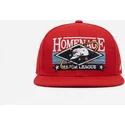 cappello-piatto-rosso-snapback-game-sport-the-snap-di-homenage