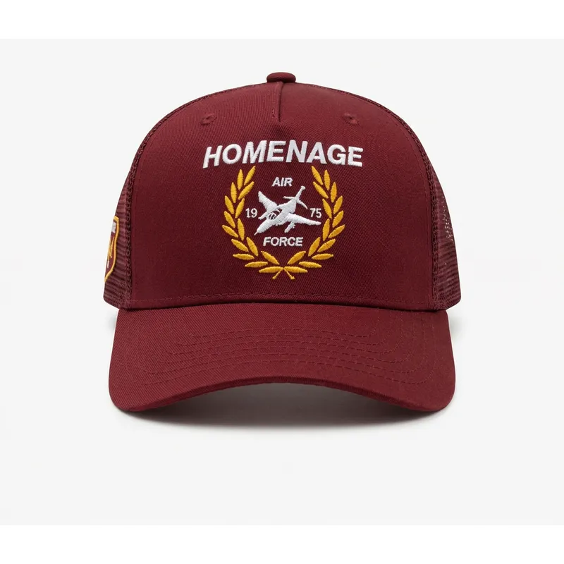cappellino-trucker-rosso-jet-military-surplus-the-trucker-di-homenage