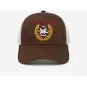 cappellino-trucker-marrone-scuro-e-bianco-jet-military-surplus-the-trucker-di-homenage