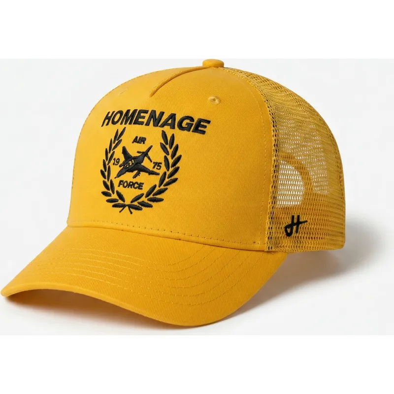cappellino-trucker-giallo-jet-military-surplus-the-trucker-di-homenage