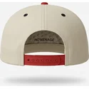 cappello-piatto-beige-e-rosso-snapback-nysky-skylines-the-snap-di-homenage