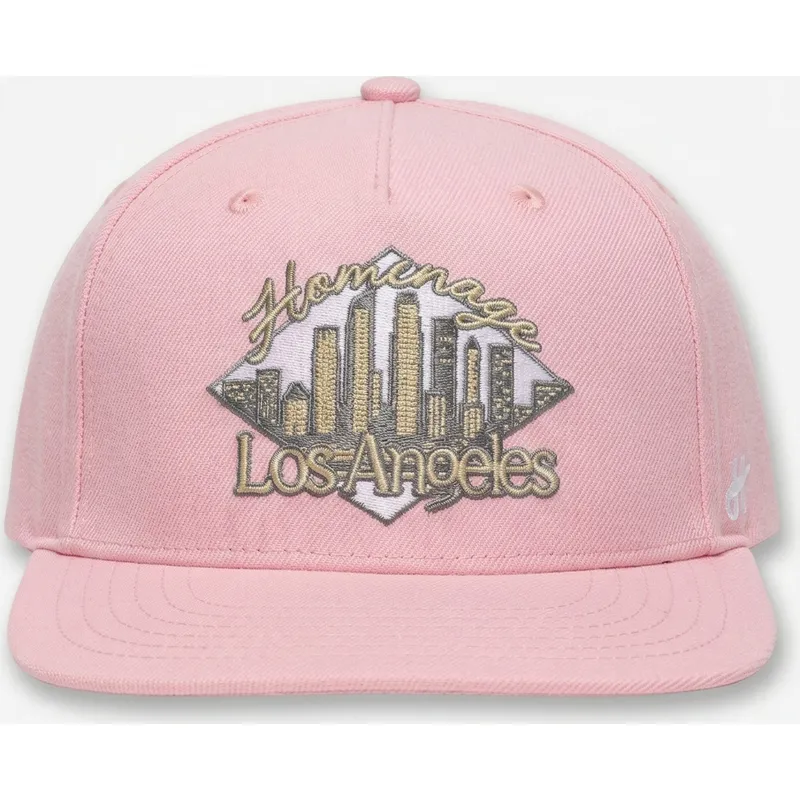 cappello-piatto-rosa-snapback-lasky-skylines-the-retro-di-homenage