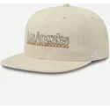 cappello-piatto-beige-snapback-los-angeles-skylines-the-snap-di-homenage