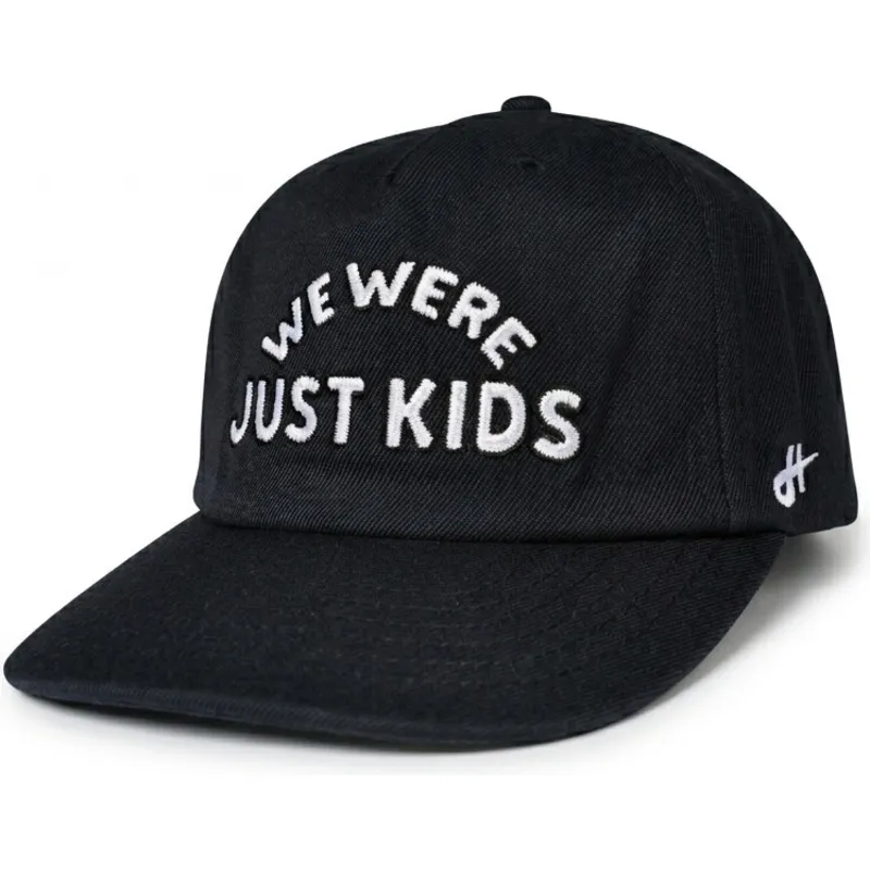 cappellino-curvo-nero-snapback-just-kids-the-retro-di-homenage