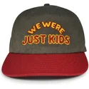 cappellino-curvo-grigio-e-rosso-snapback-just-kids-the-retro-di-homenage