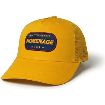 Cappellino trucker giallo Work 1975 Workwear The Trucker di Homenage