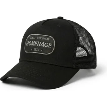 Cappellino trucker nero Work 1975 Workwear The Trucker di Homenage