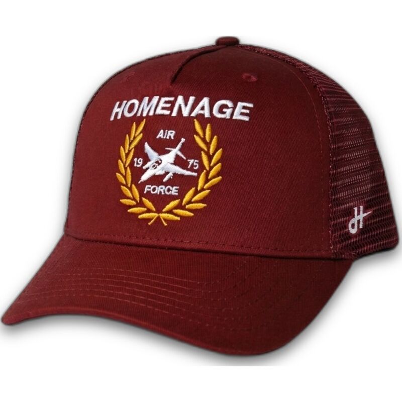 cappellino-trucker-rosso-jet-military-surplus-the-trucker-di-homenage