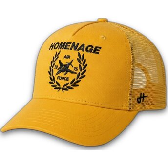 Cappellino trucker giallo Jet Military Surplus The Trucker di Homenage