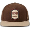 cappello-piatto-marrone-scuro-snapback-squadron-military-surplus-the-retro-di-homenage