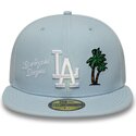 cappello-piatto-azzurro-chiaro-aderente-59fifty-city-icon-dei-los-angeles-dodgers-di-new-era