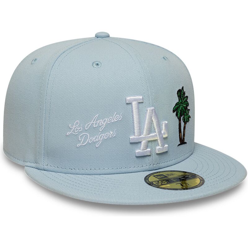 cappello-piatto-azzurro-chiaro-aderente-59fifty-city-icon-dei-los-angeles-dodgers-di-new-era