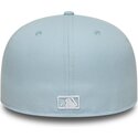 cappello-piatto-azzurro-chiaro-aderente-59fifty-league-essential-dei-new-york-yankees-mlb-di-new-era