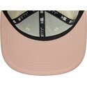 cappello-piatto-beige-snapback-con-logo-rosa-9fifty-original-fit-world-series-patch-dei-los-angeles-dodgers-mlb-di-new-era