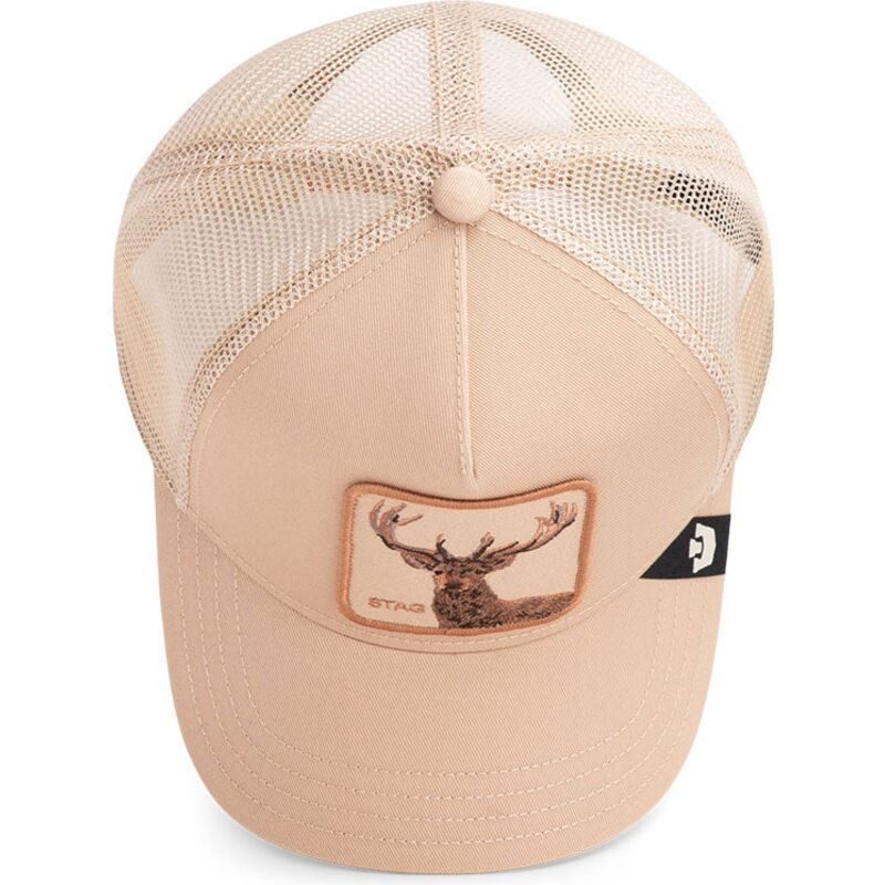 cappellino-trucker-beige-cervo-blur-stag-the-farm-di-goorin-bros