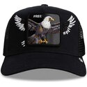 cappellino-trucker-nero-aquila-wings-free-the-farm-di-goorin-bros