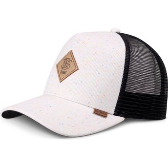 Cappellino trucker beige e nero HFT JerseySpots di Djinns