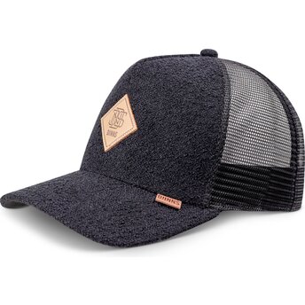 Cappellino trucker nero HFT KnobFab di Djinns
