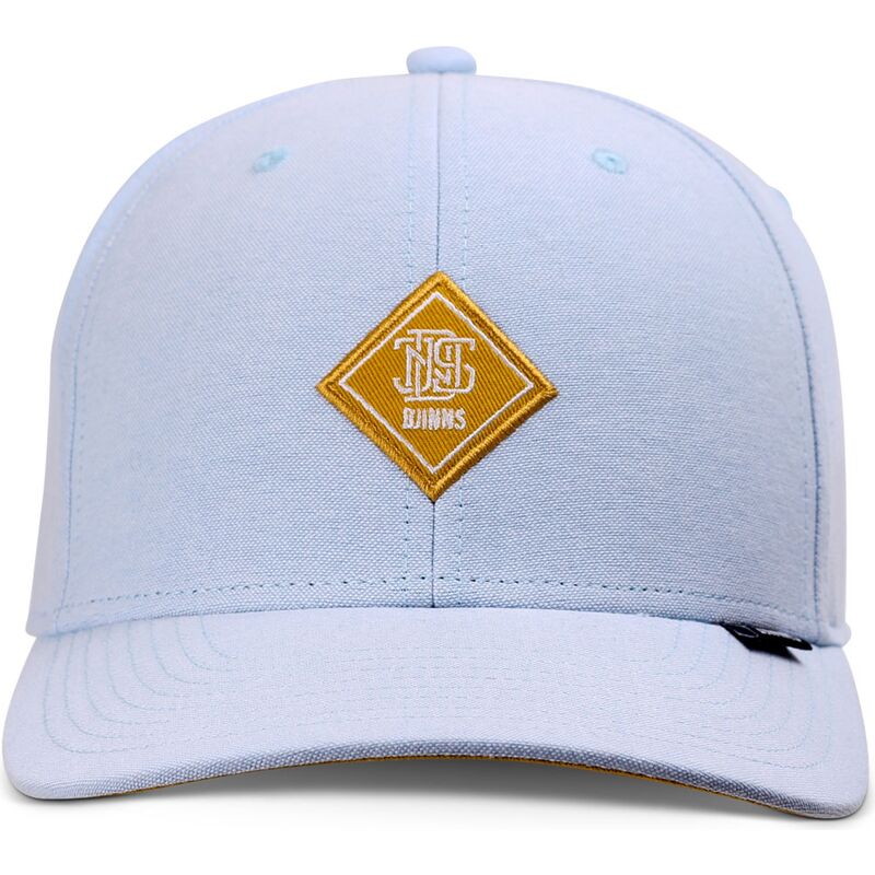 cappellino-curvo-blu-regolabile-con-logo-giallo-truefit-oxfordcontra-di-djinns