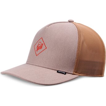 Cappellino trucker marrone HFT FineFine di Djinns