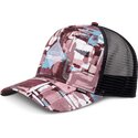 cappellino-trucker-rosso-e-blu-hft-patternabstract-di-djinns