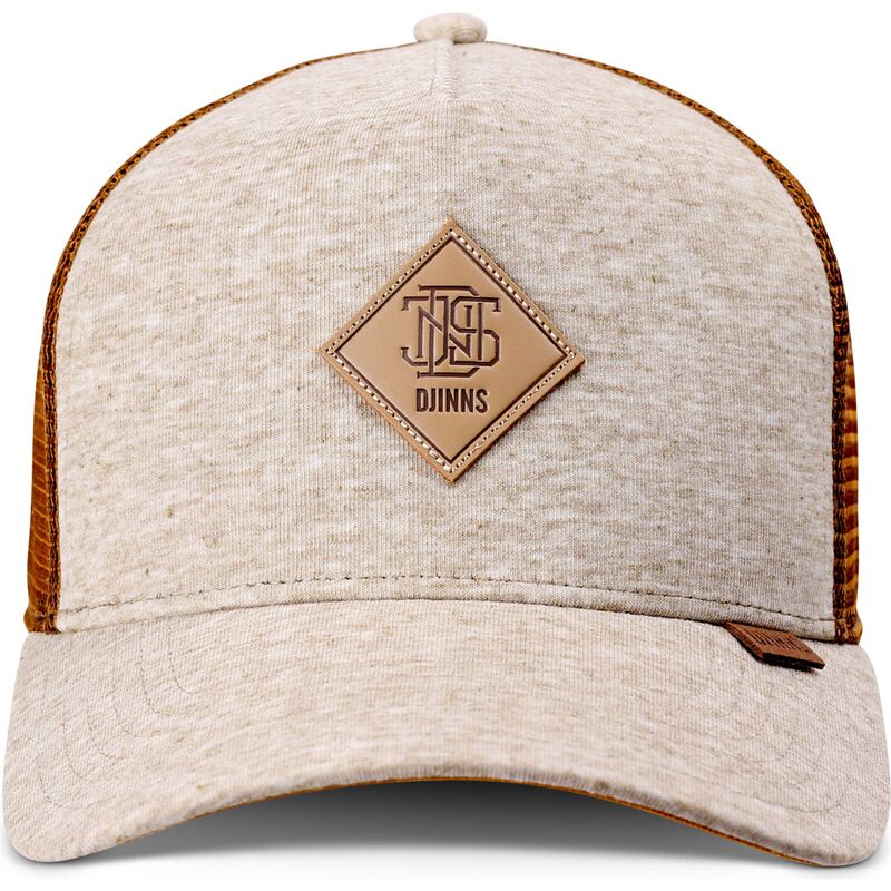 cappellino-trucker-beige-e-marrone-hft-colourmelange-di-djinns