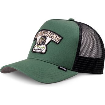 Cappellino trucker verde e nero HFT Do Nothing Club Gorilla di Djinns